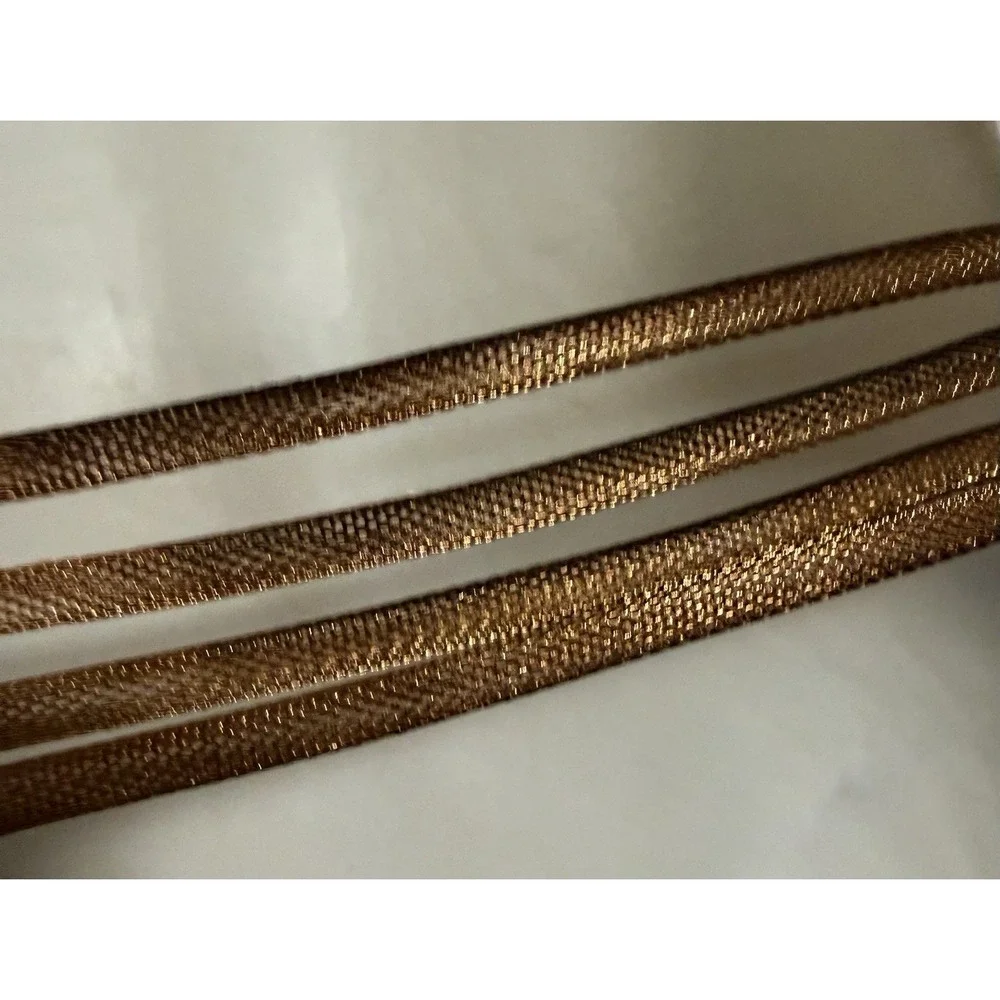 Vintage Bronze Mesh Chain Belt‎ Multi Strand Boho Statement Waist Adjustable